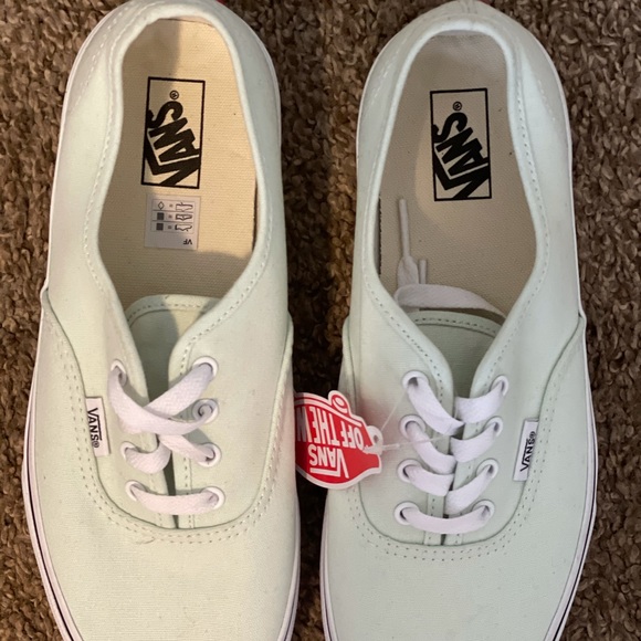 NWT Mint colored “Off The Wall Vans” womens SZ 8.5 - Picture 6 of 8